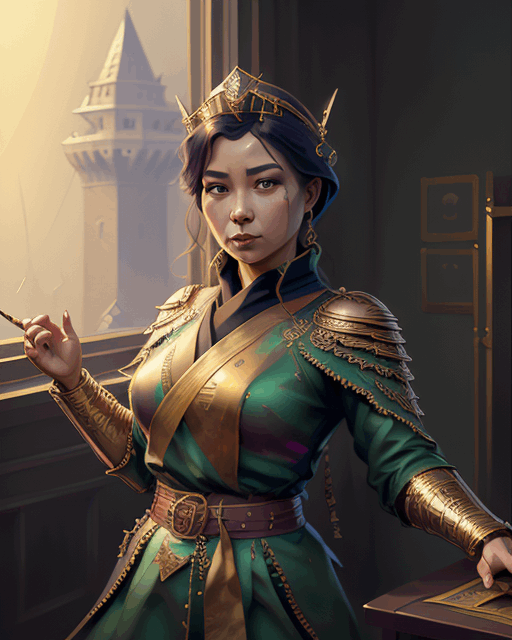 Queen Spy Art - Mysterious and Elegant