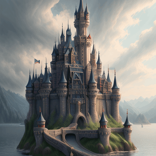 Accent Futuristic Castle - Artwork