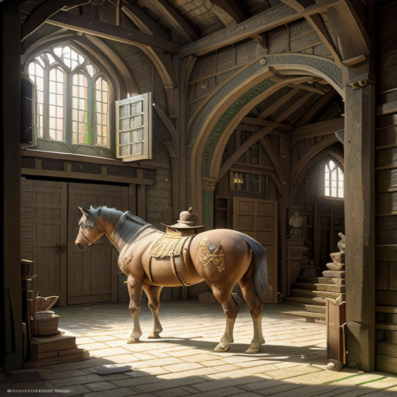 Hourse in the Stables