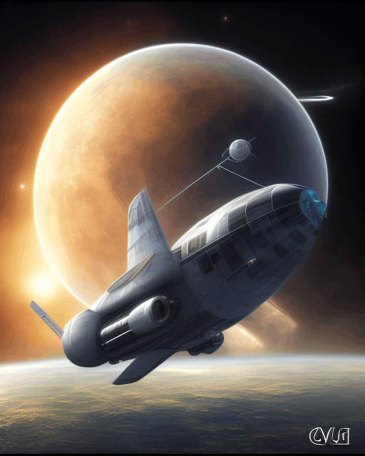 Space Ship art illustration